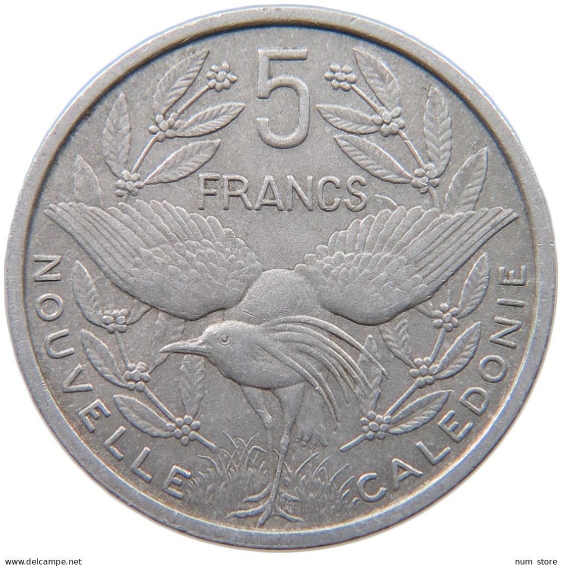 NEW CALEDONIA 5 FRANCS 1952  #a051 0427 - Nuova Caledonia