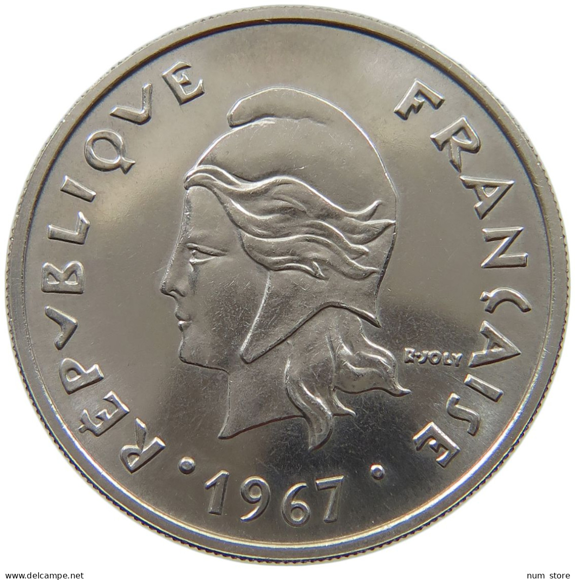 NEW CALEDONIA 20 FRANCS 1967  #a088 0019 - New Caledonia