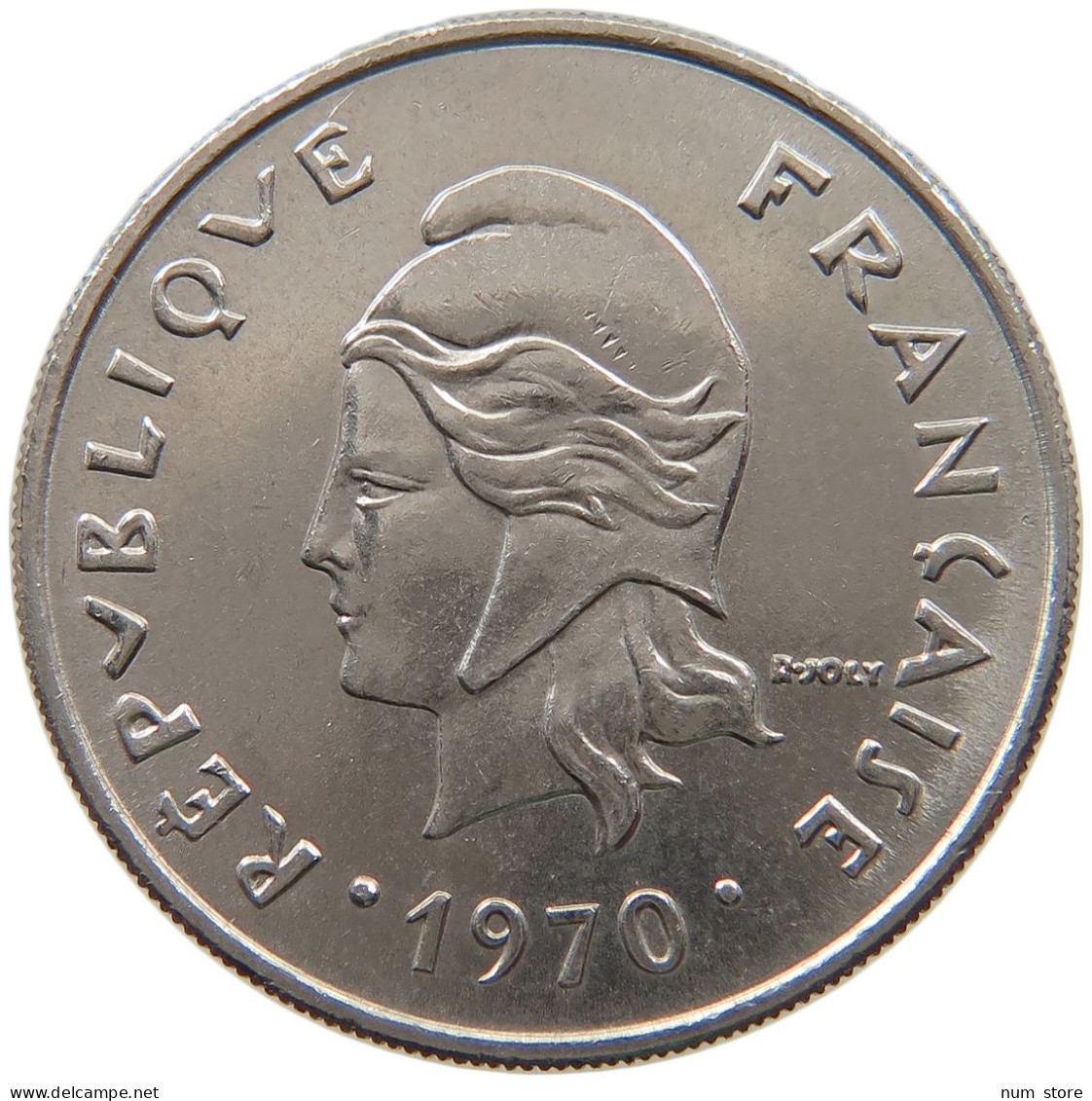 NEW CALEDONIA 20 FRANCS 1970  #s061 0111 - Nuova Caledonia