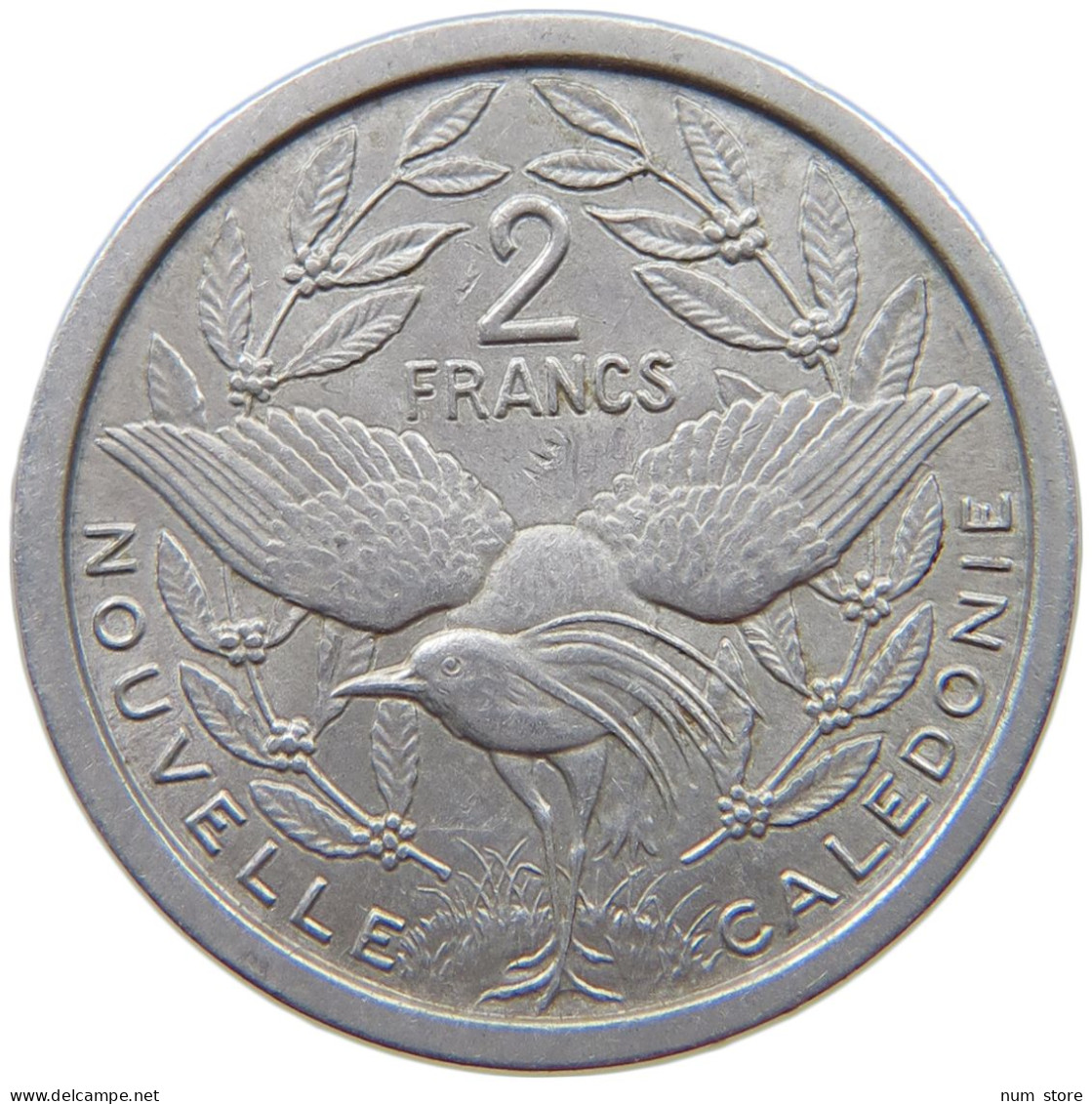 NEW CALEDONIA 2 FRANCS 1949  #s064 0231 - New Caledonia