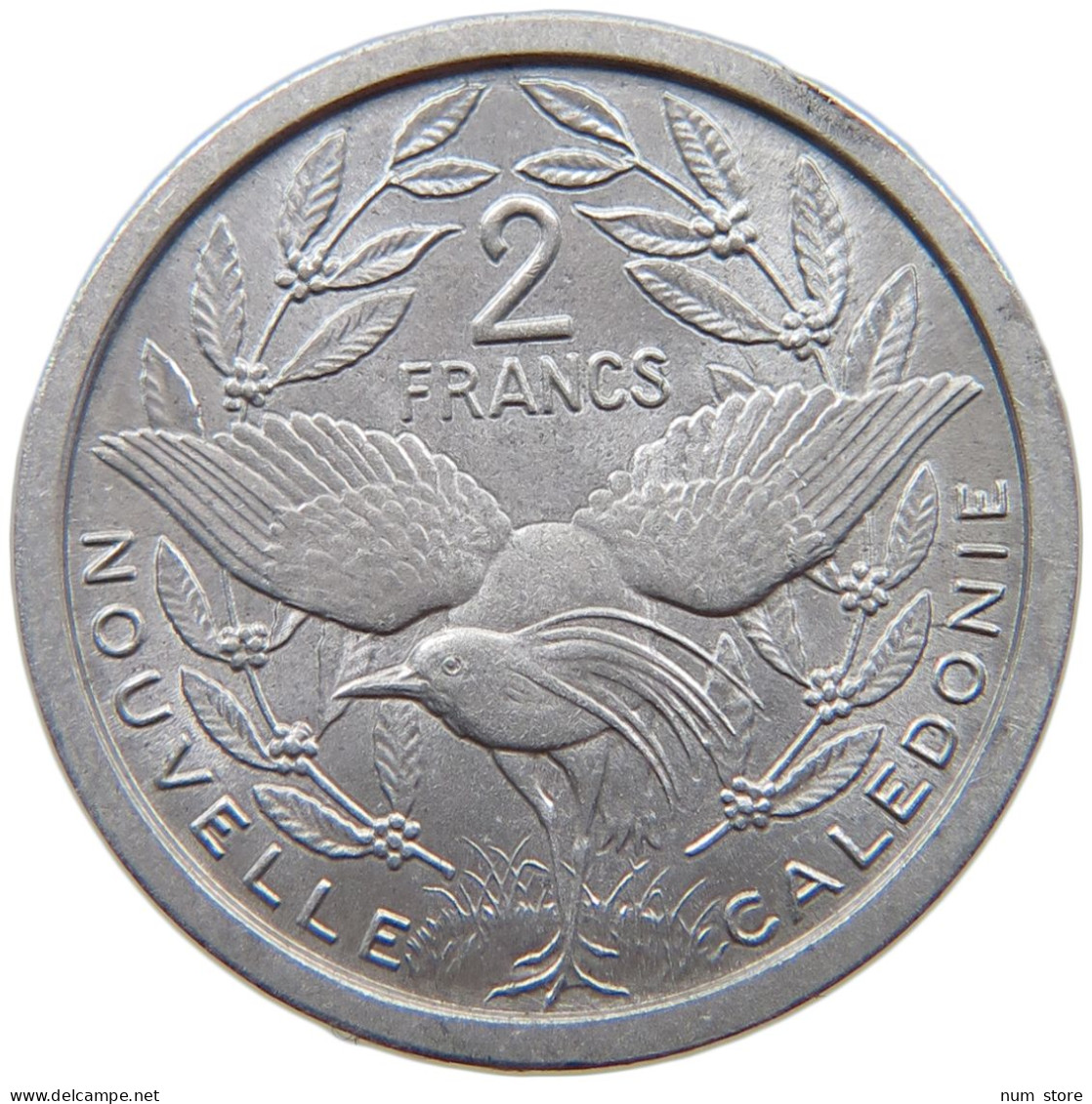 NEW CALEDONIA 2 FRANCS 1949  #a088 0411 - Nieuw-Caledonië