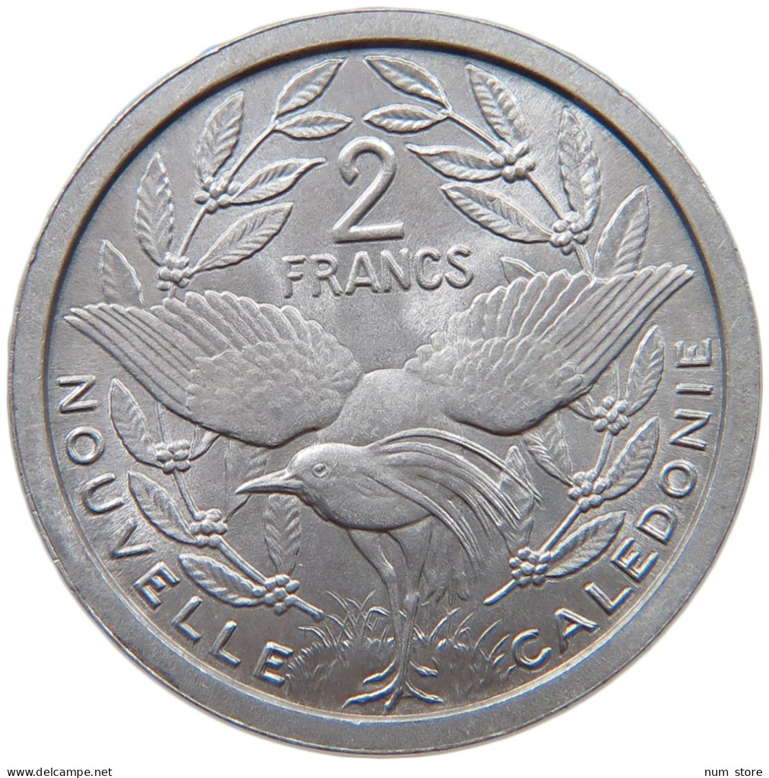 NEW CALEDONIA 2 FRANCS 1949  #c054 0029 - New Caledonia