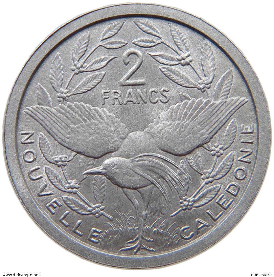 NEW CALEDONIA 2 FRANCS 1949  #s064 0229 - Nouvelle-Calédonie