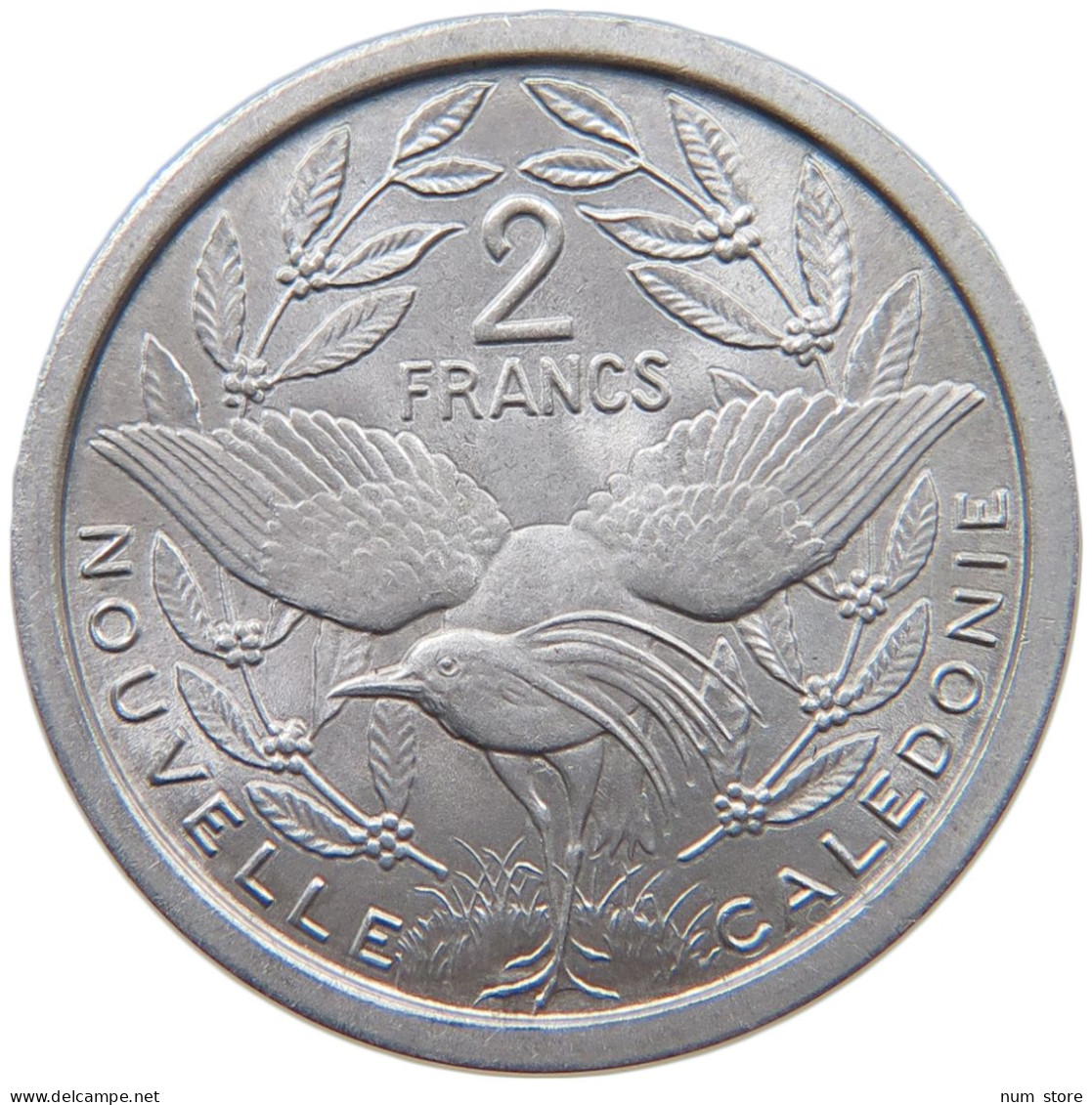 NEW CALEDONIA 2 FRANCS 1949  #c035 0377 - Nieuw-Caledonië