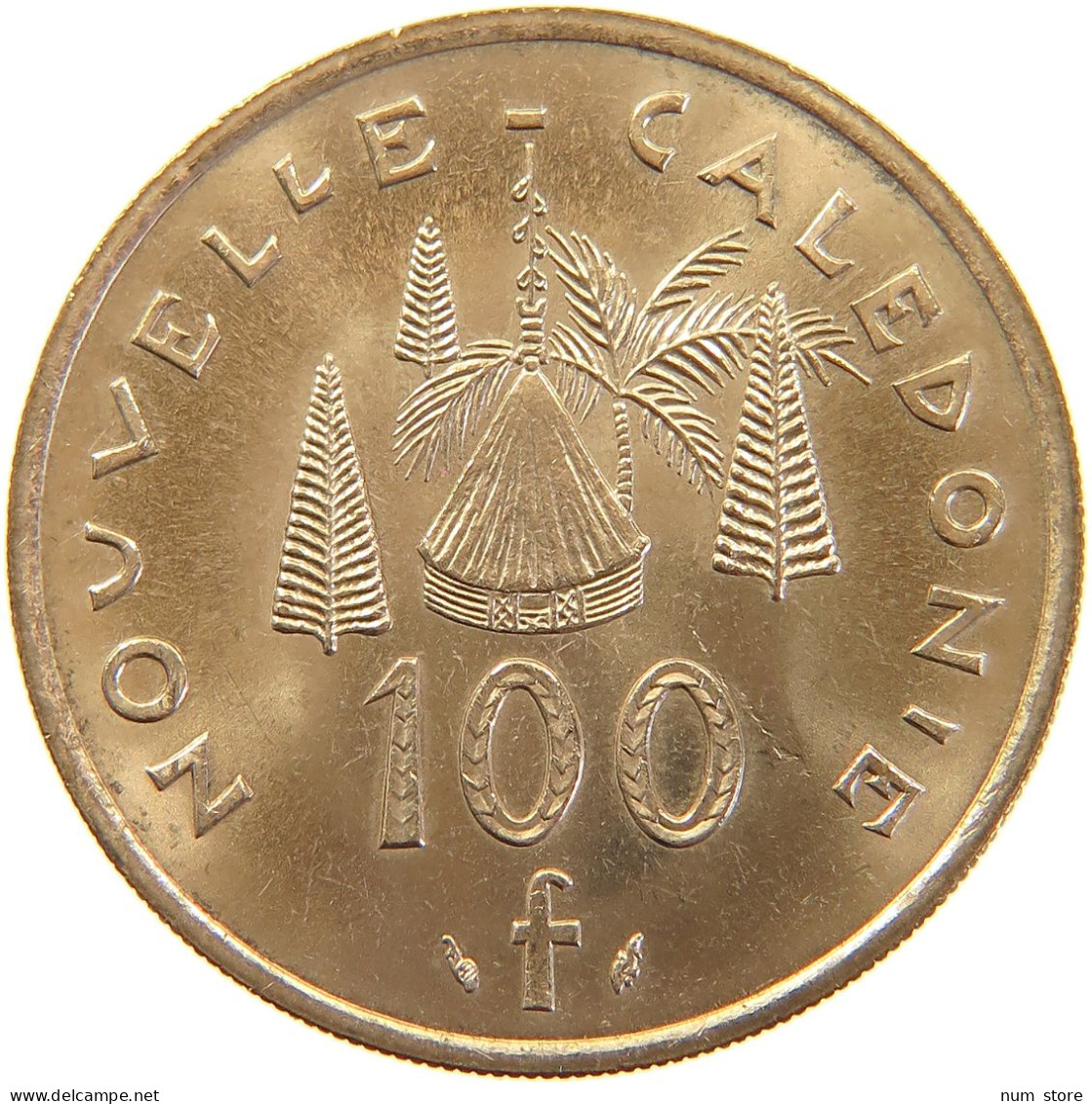 NEW CALEDONIA 100 FRANCS 1976  #s032 0023 - New Caledonia