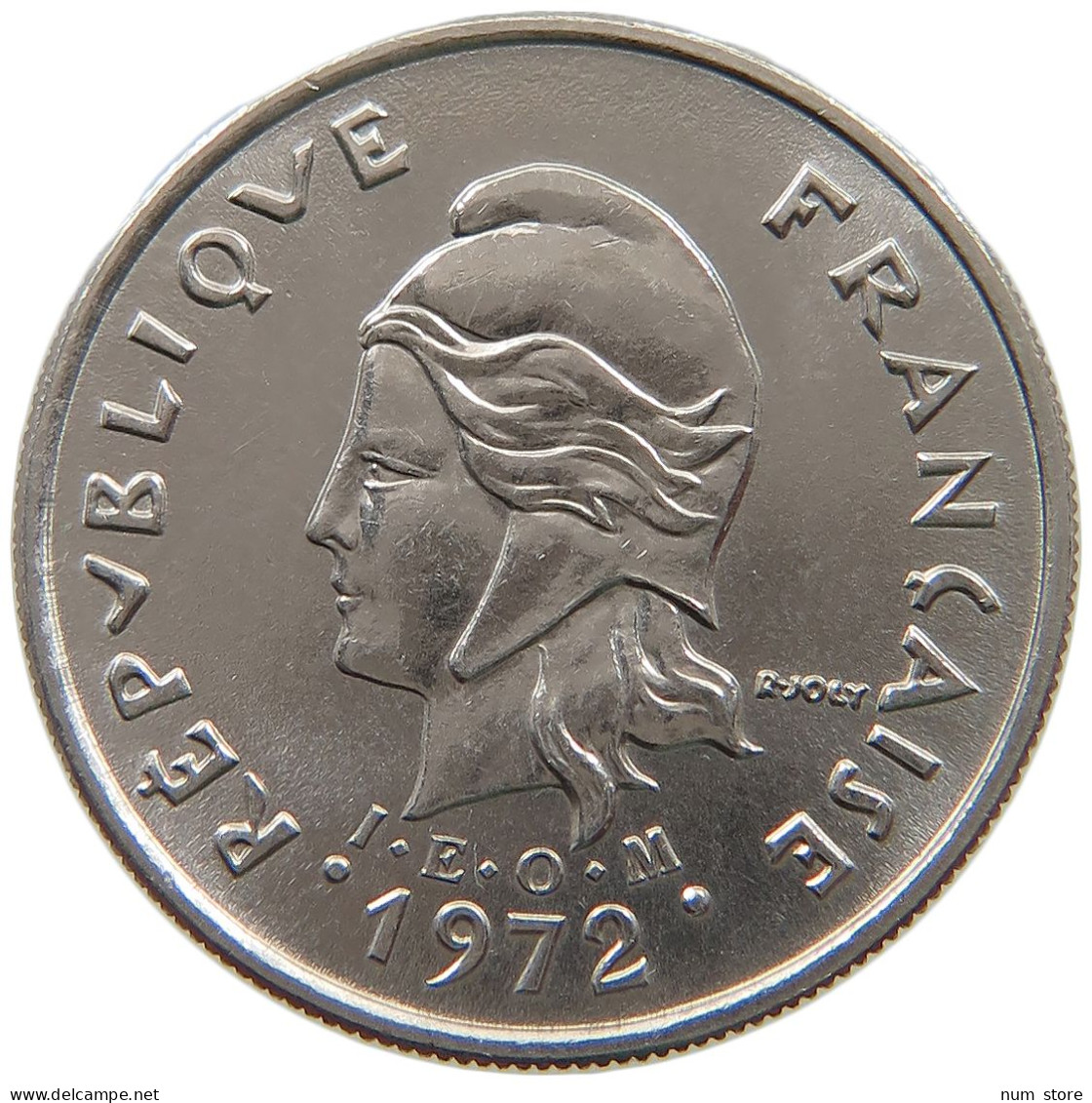 NEW CALEDONIA 10 FRANCS 1972  #s061 0331 - Nouvelle-Calédonie