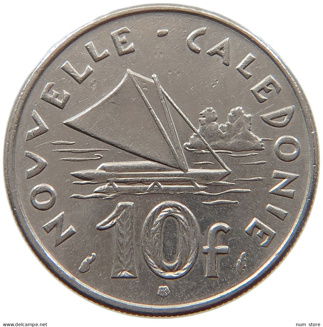 NEW CALEDONIA 10 FRANCS 1977  #c063 0361 - New Caledonia