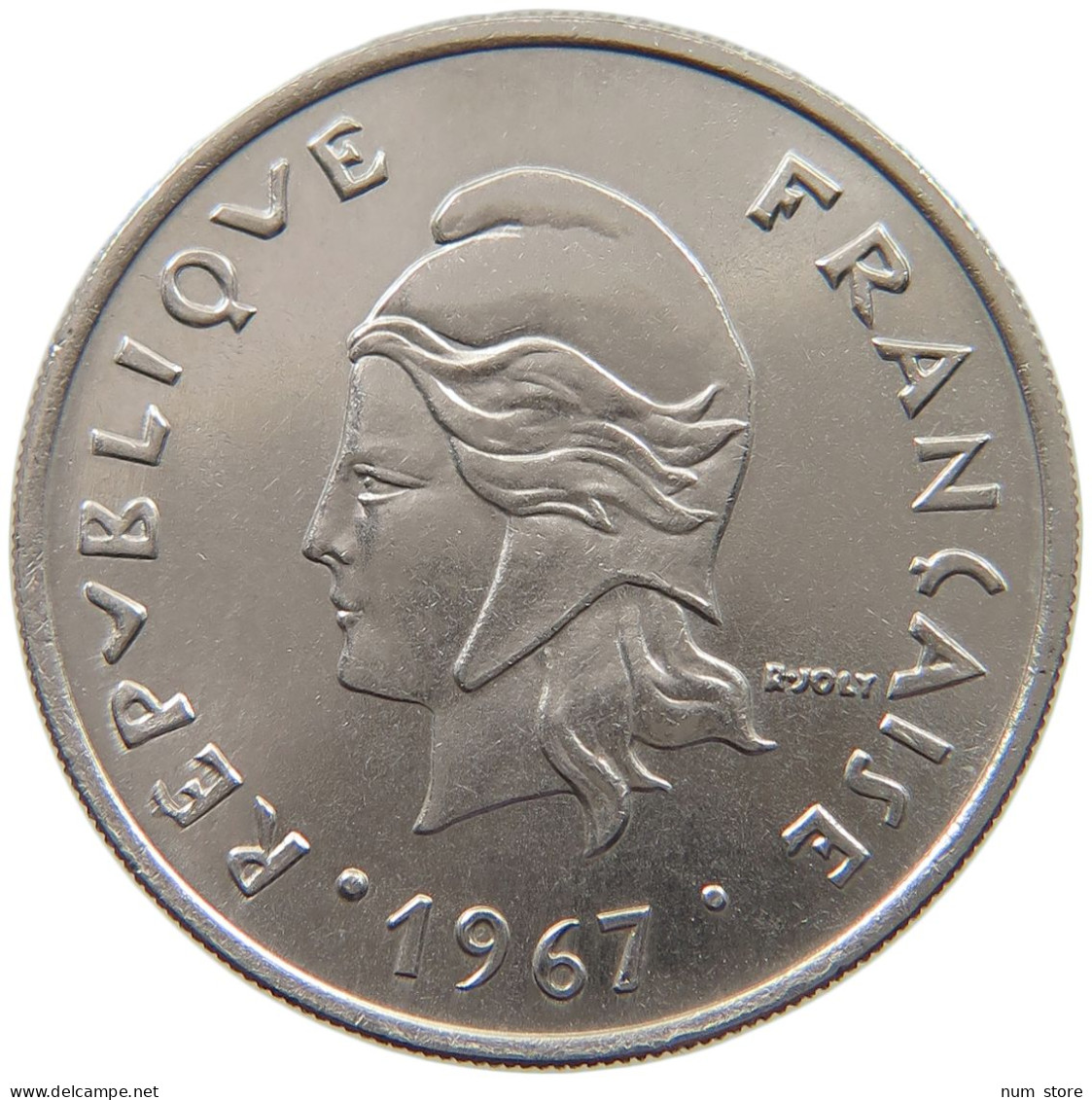 NEW CALEDONIA 20 FRANCS 1967  #a049 0721 - Nieuw-Caledonië