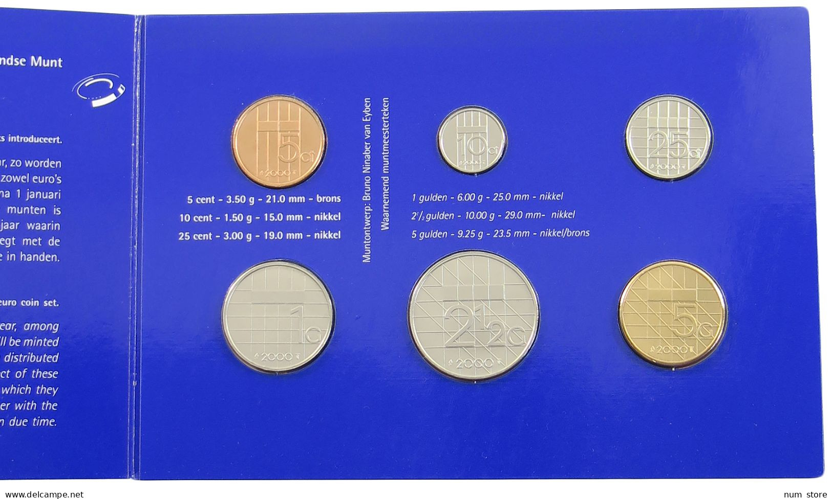 NETHERLANDS SET 2000  #bs13 0077 - Mint Sets & Proof Sets