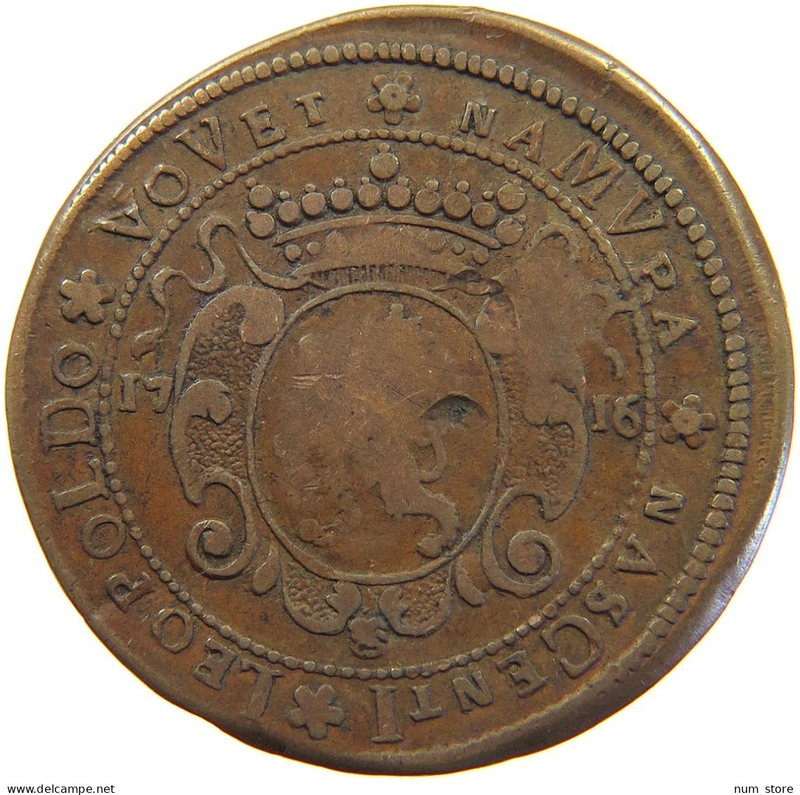 NETHERLANDS RECHENPFENNIG 1716 1716 Geboorte Prins Leopold Van Oostenrijk #t081 0561 - …-1795 : Periodo Antiguo