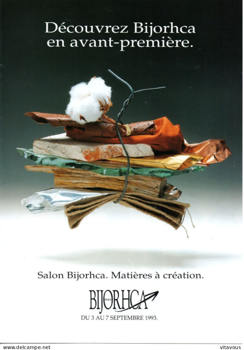 Catalogue Salon  Bijorhca Septembre 1993 Karte (salon 544) - Cartes De Salon Et Démonstration