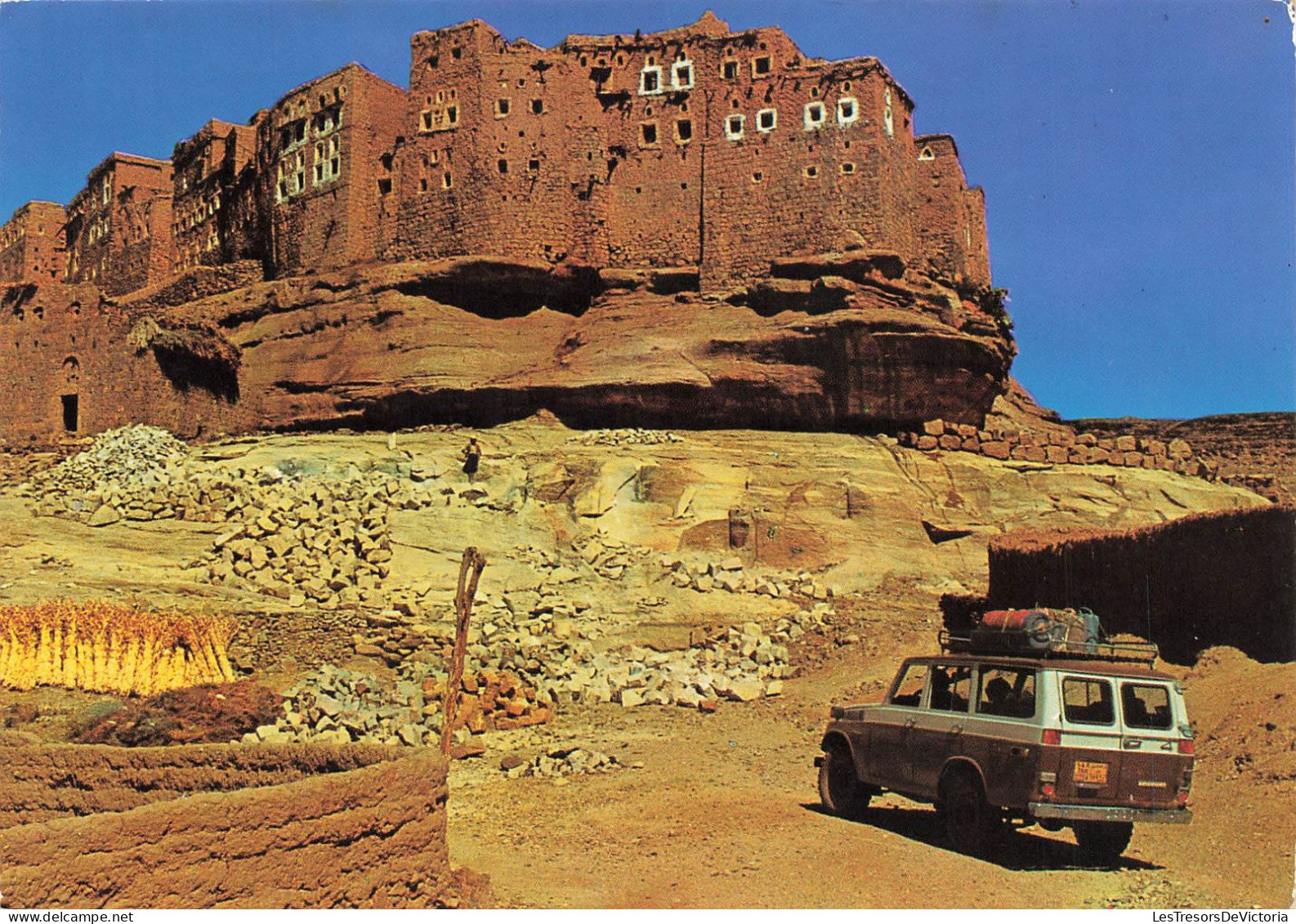 YÉMEN - Route De Marib - Le Village De Beni Yazid - Colorisé - Carte Postale - Jemen