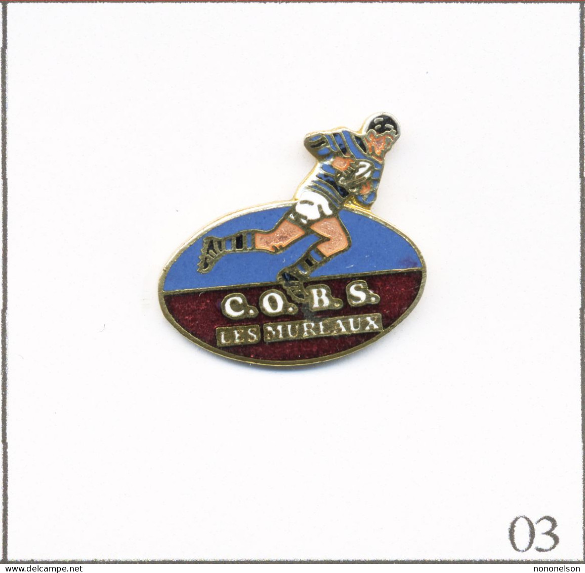 Pin's Sport - Rugby / COBS - Club Des Mureaux (78). Non Estampillé. EGF. T735-03 - Rugby