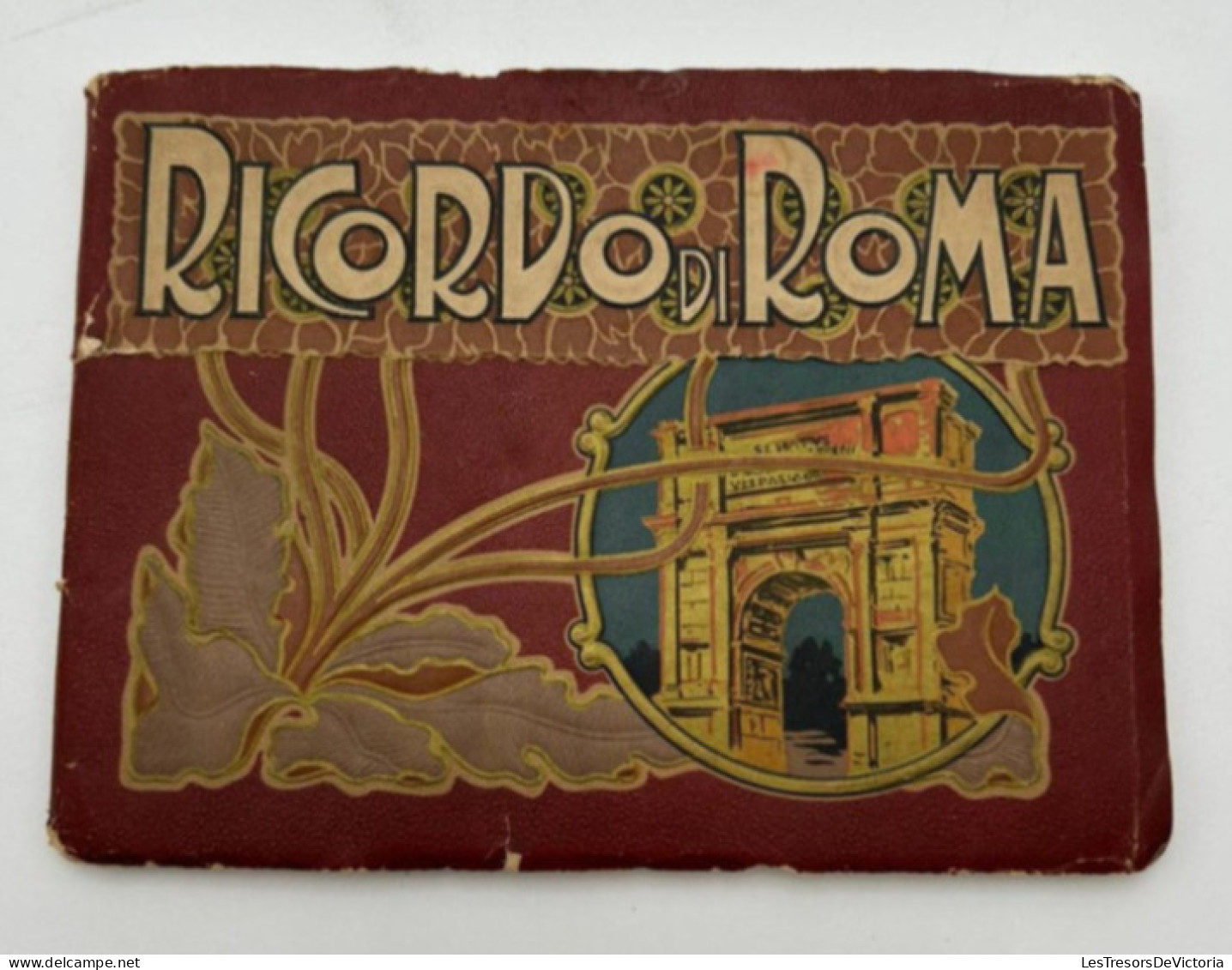 LIVRE - Italie - Ricordo Di Roma - Carte De Rome Et Vues Illustrées Des Monuments - Otros & Sin Clasificación