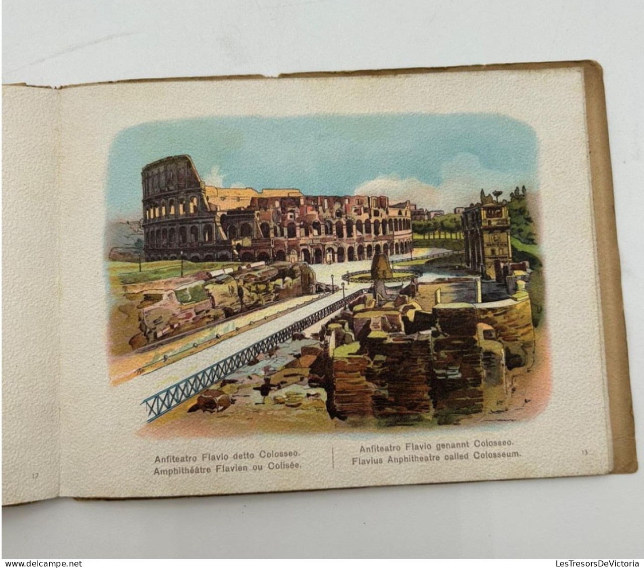 LIVRE - Italie - Ricordo Di Roma - Carte De Rome Et Vues Illustrées Des Monuments - Andere & Zonder Classificatie