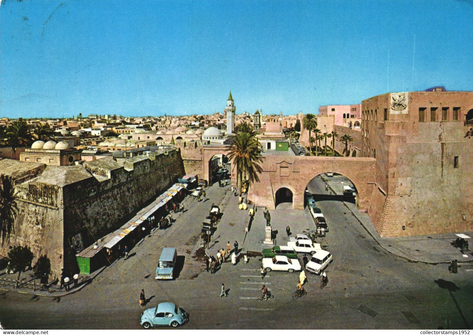 TRIPOLI, GATE, ARCHITECTURE, TOWER, CARS, LYBIA - Libia