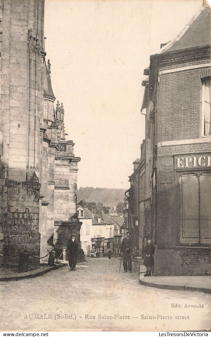 FRANCE - Aumale - Rue Saint Pierre - Carte Postale Ancienne - Aumale