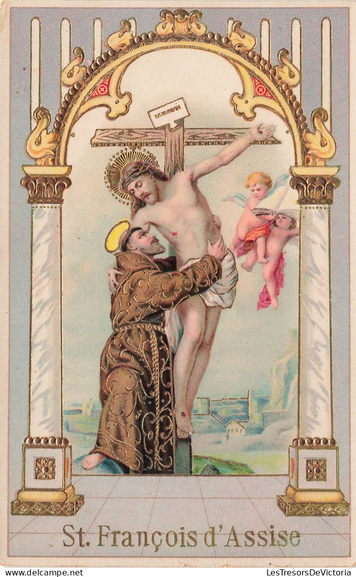 RELIGION - Christianisme - Saint François D'Assise - Jesus - Carte Postale Ancienne - Heiligen