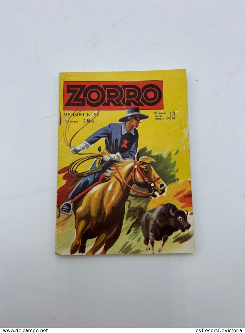 LIVRE - ZORRO - lot de 3 mensuels n°86/87/90 - bande dessiné - BD