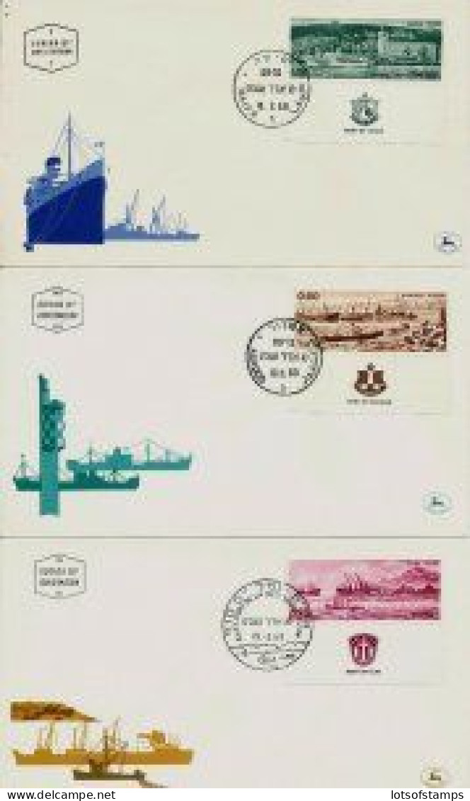 ISRAEL 1969 FDC YEAR SET - SEE 4 SCANS - Lettres & Documents