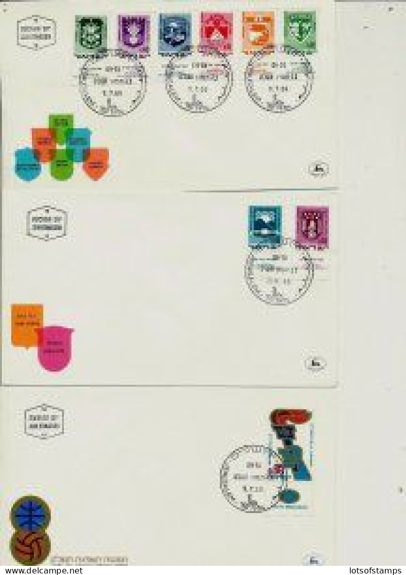 ISRAEL 1969 FDC YEAR SET - SEE 4 SCANS - Lettres & Documents