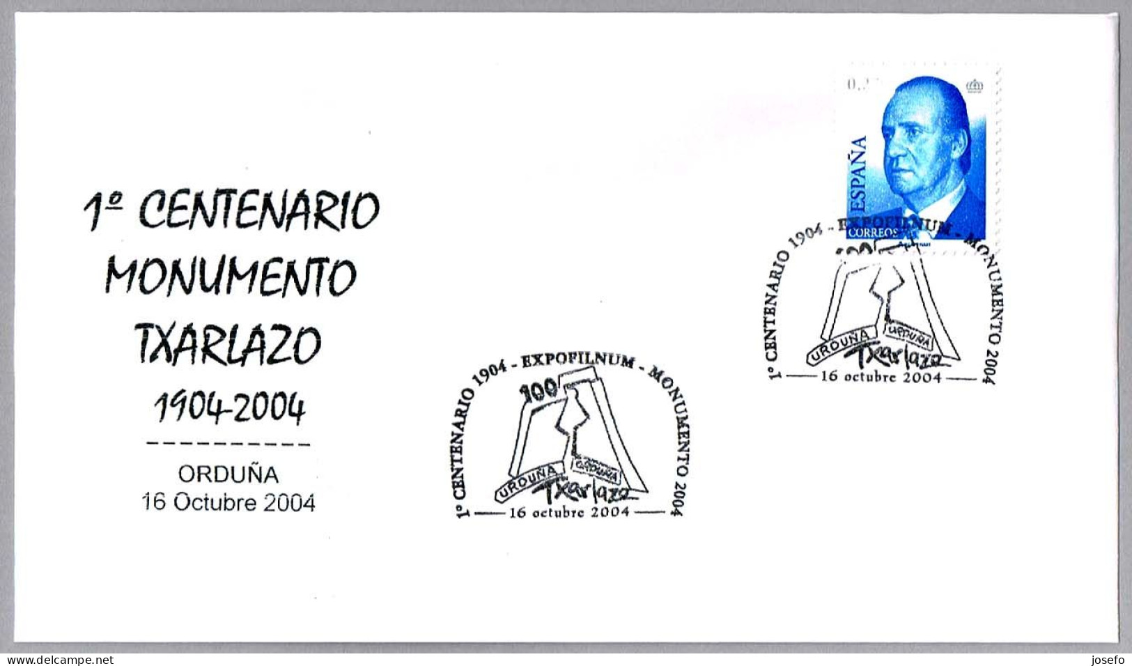 100 Años MONUMENTO DEL TXARLAZO - VIRGEN DE LA ANTIGUA, Orduña, Pais Vasco, 2004 - Arrampicata