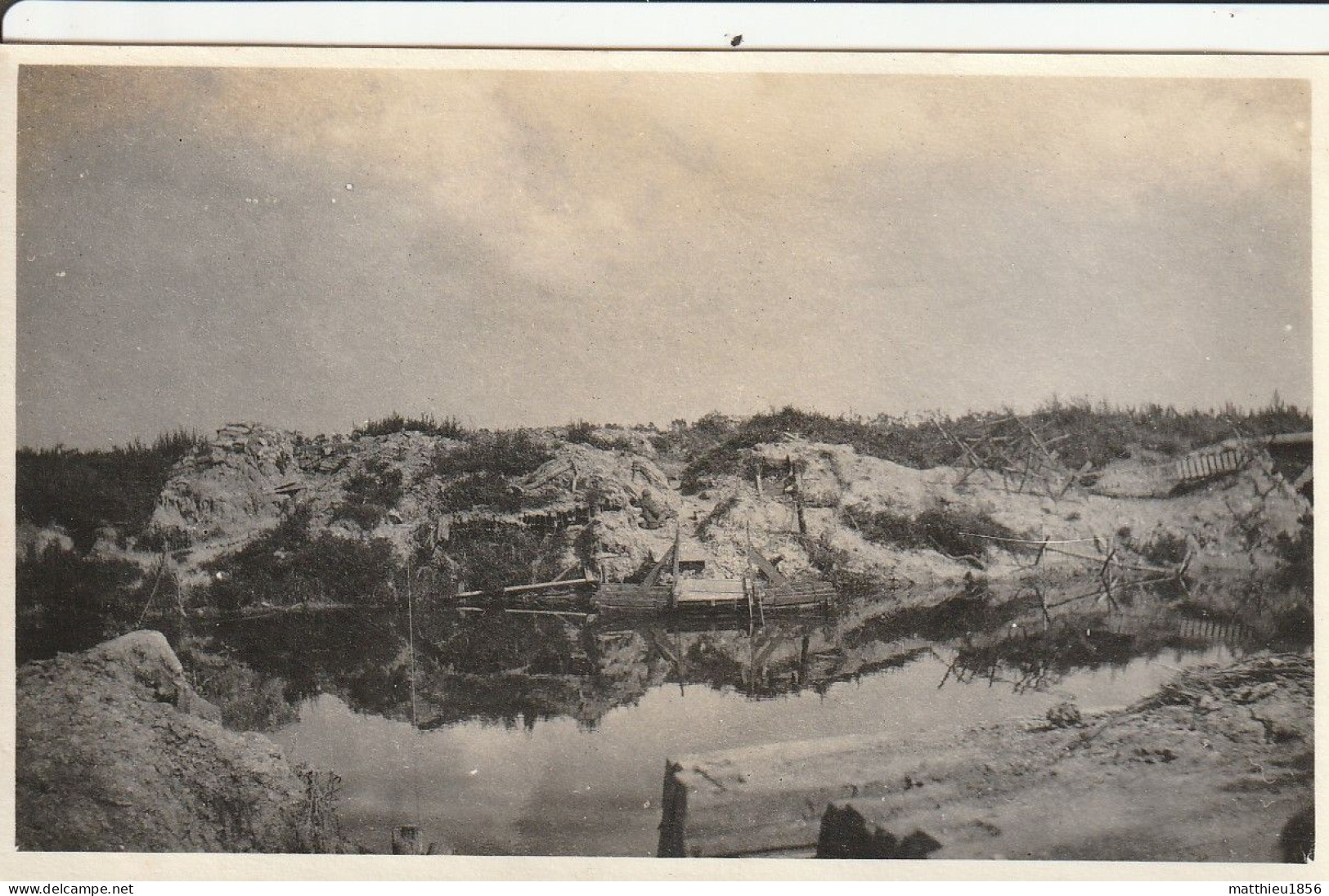 Photo 1917 DIXMUDE (Diksmuide) - L'Yser, Point De Passage Aux Avant-postes (A252, Ww1, Wk 1) - Diksmuide