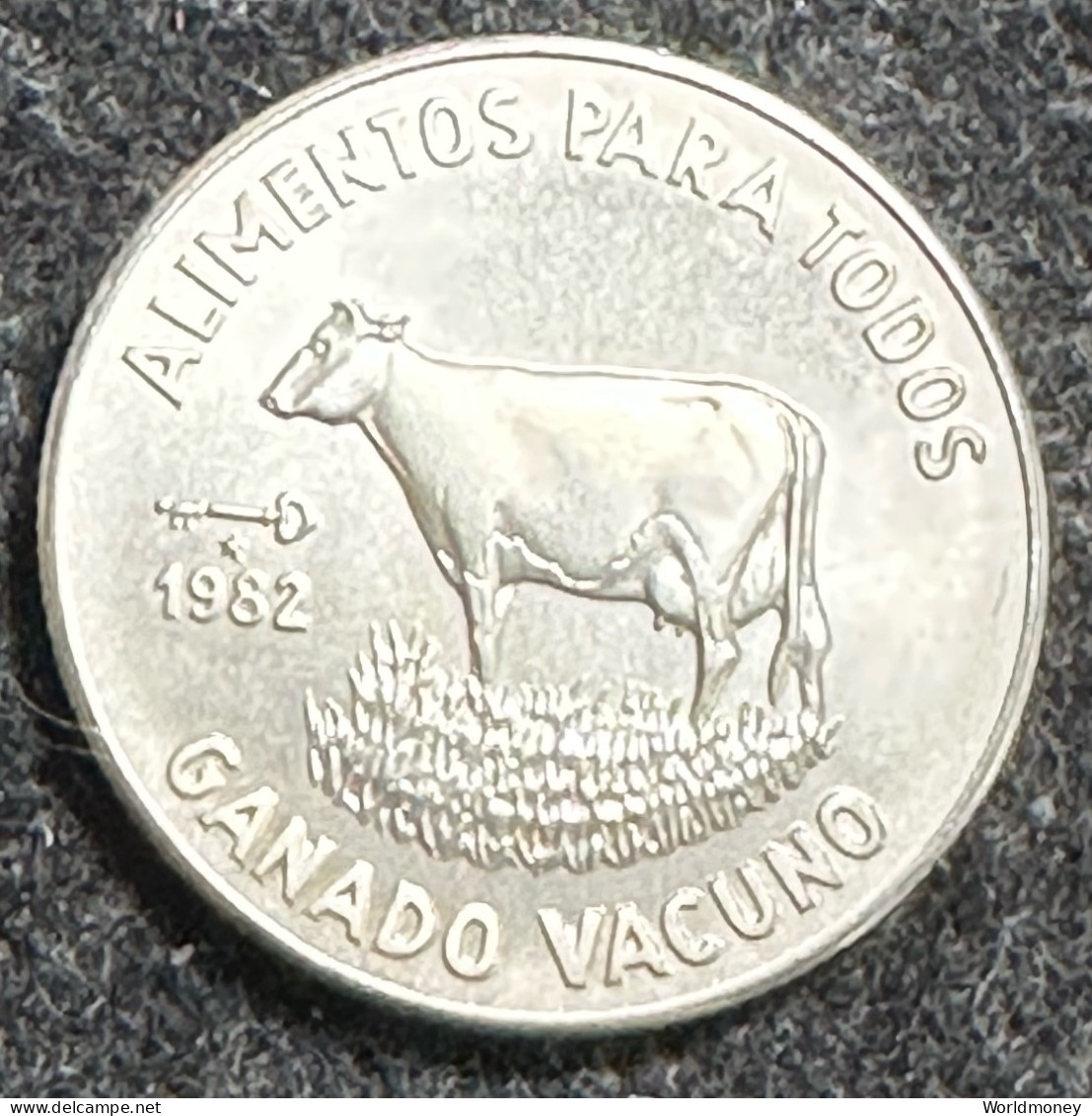 Cuba 5 Pesos 1982 (Silver) - Cuba