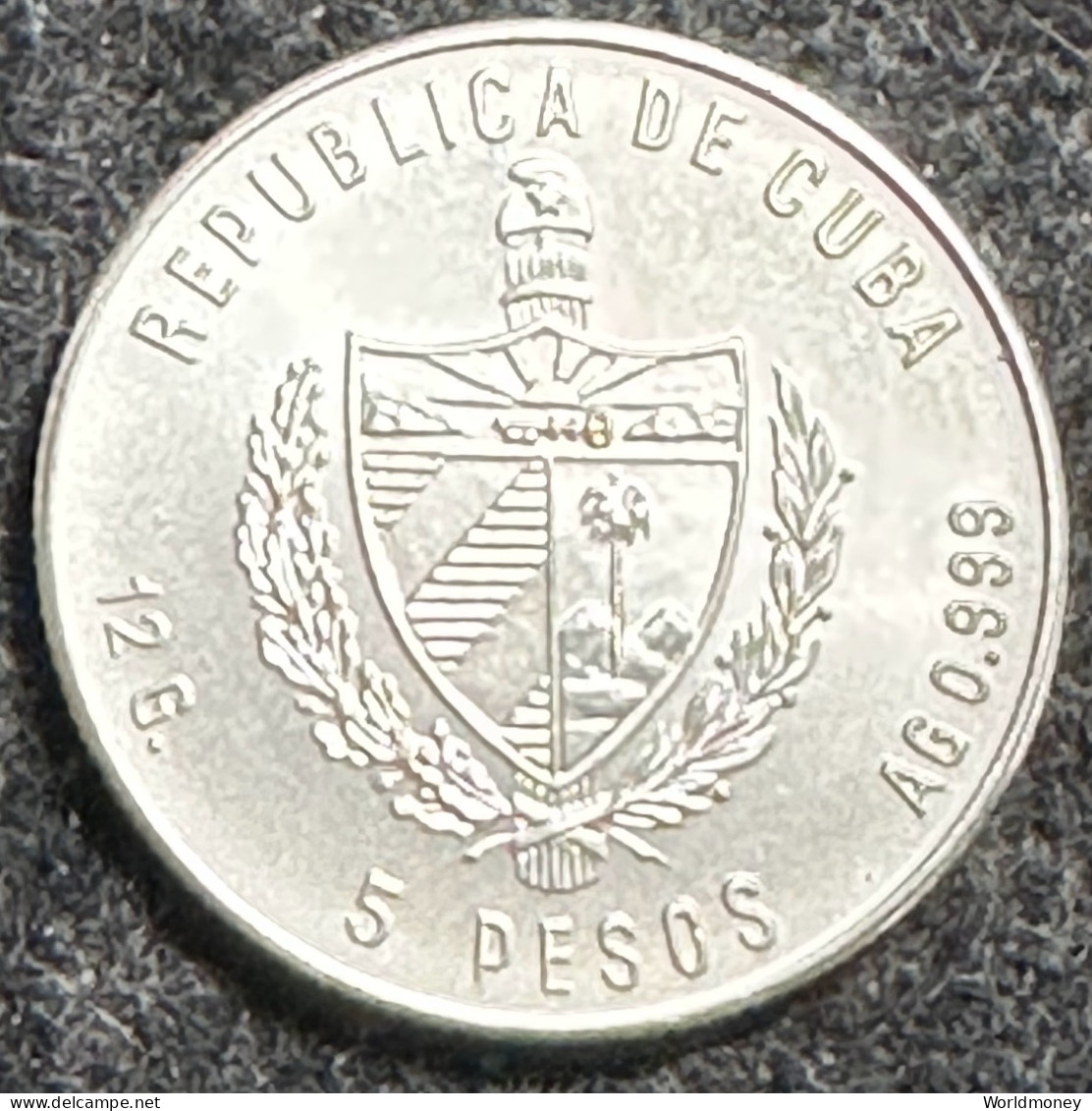 Cuba 5 Pesos 1982 (Silver) - Cuba