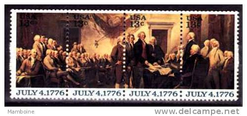 USA 1976  N 1136 / 39  ...  4 Juillet 1776  Neuf X X - Unused Stamps