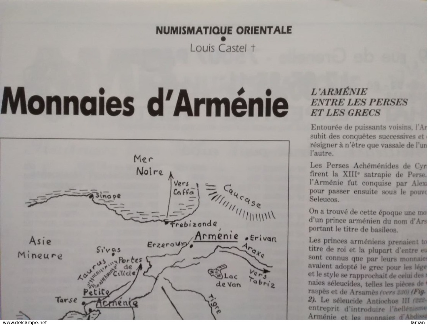 Numismatique & Change - Arménie - Méreaux - Troyes - Fausses Monnaies - Contremarques - Frans