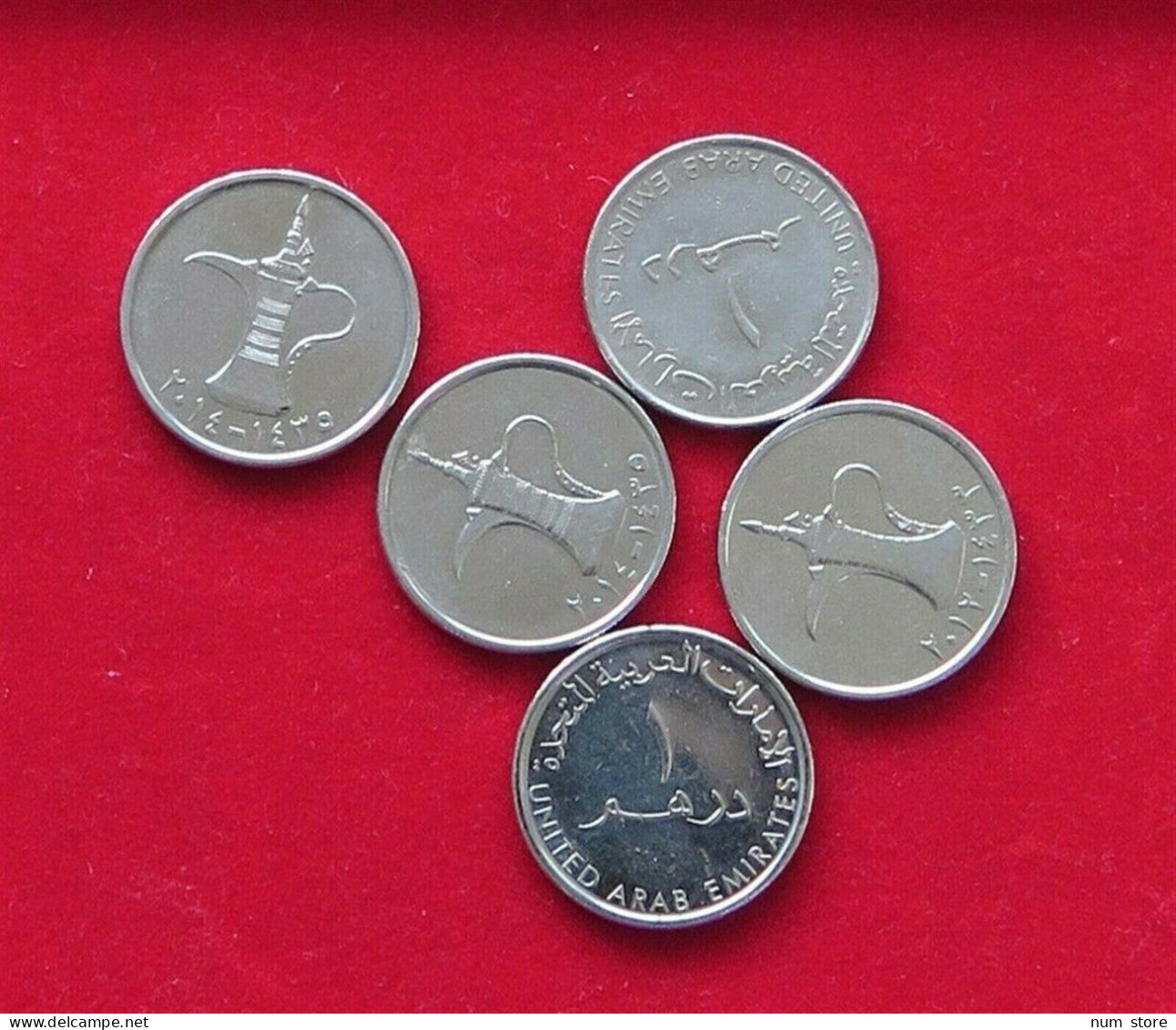 COLLECTION LOT EMIRATES 5PC 32G  #xx8 013 - Ver. Arab. Emirate