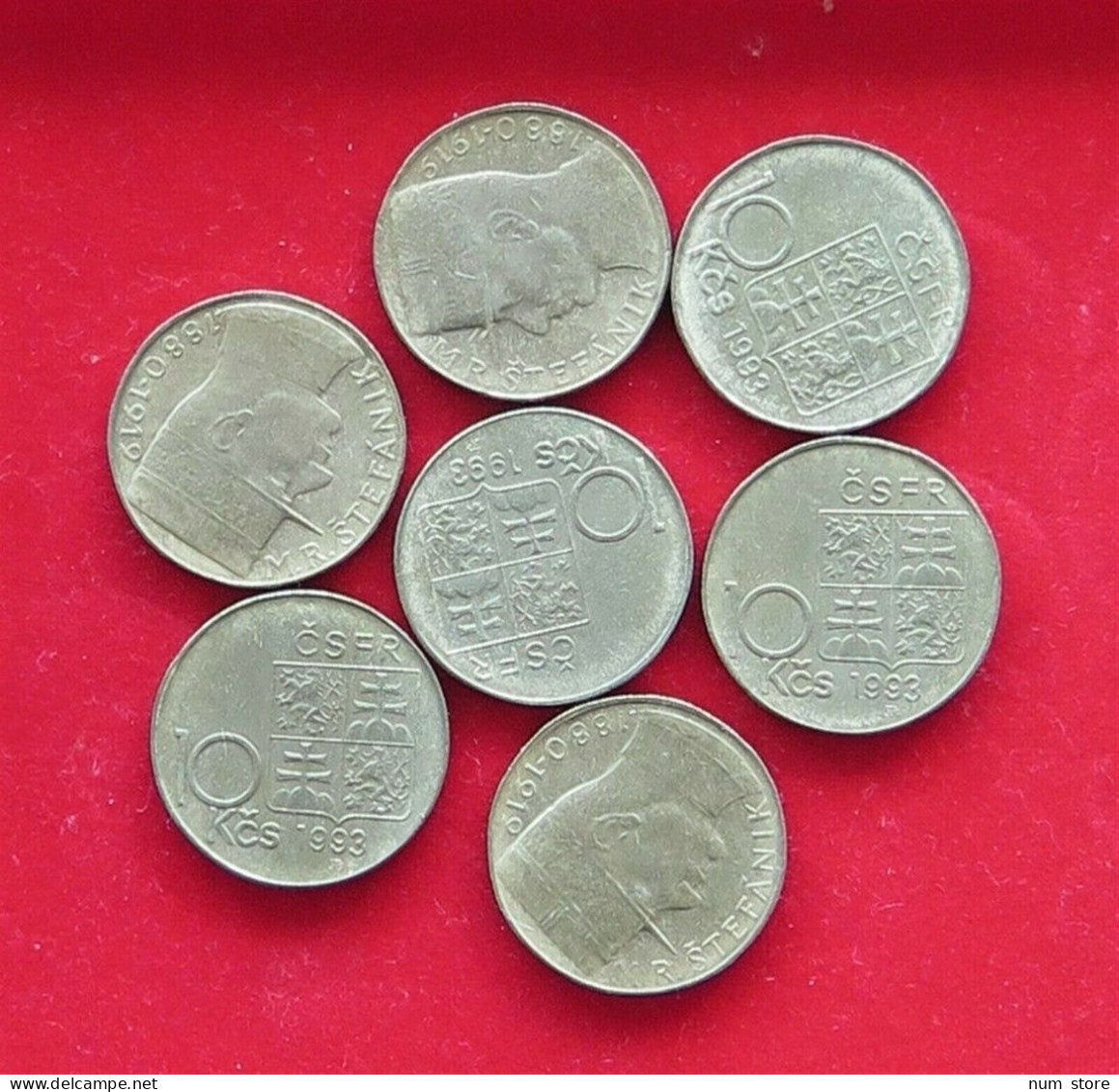 COLLECTION LOT CZECH REPUBLIC 7PC 56G  #xx5 003 - Tsjechië