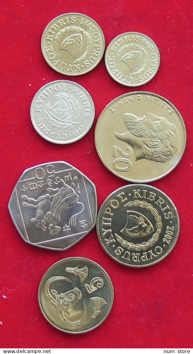 COLLECTION LOT CYPRUS TOP 7PC 30G  #xx38 105 - Cyprus