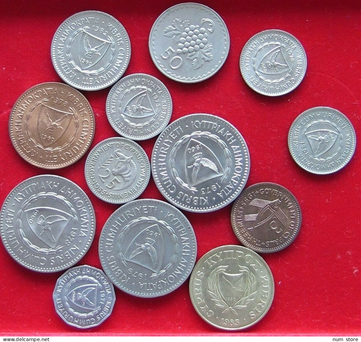 COLLECTION LOT CYPRUS TOP 13PC 73GR  #xx10 083 - Zypern