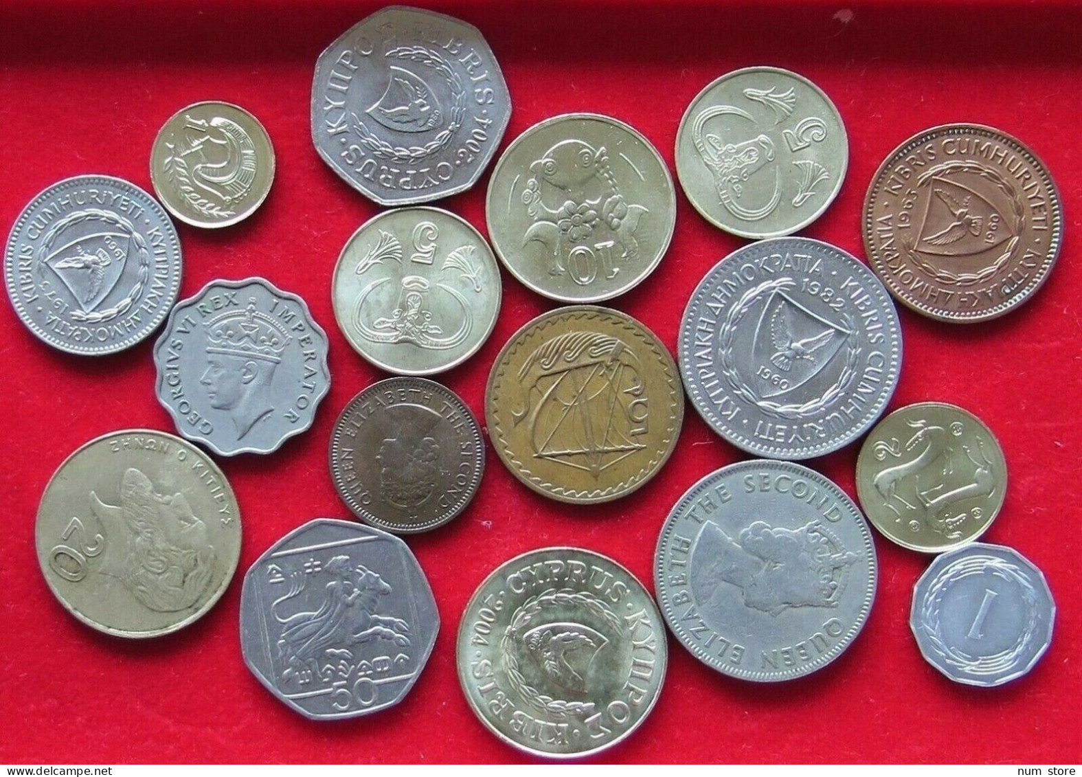 COLLECTION LOT CYPRUS TOP 17PC 98GR  #xx9 1029 - Zypern