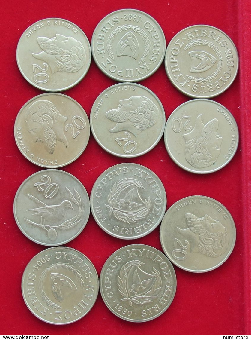 COLLECTION LOT CYPRUS TOP 11PC 87G  #xx39 008 - Zypern