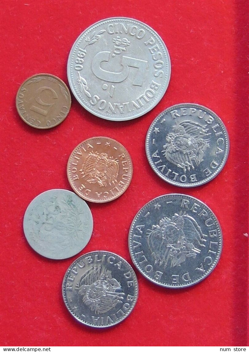 COLLECTION LOT BOLIVIA 7PC 30GR  #xx20 1027 - Bolivia