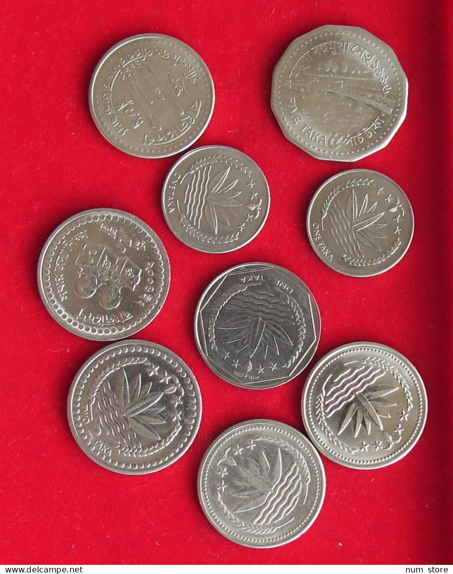 COLLECTION LOT BANGLADESH 9PC 50GR  #xx26 024 - Bangladesh