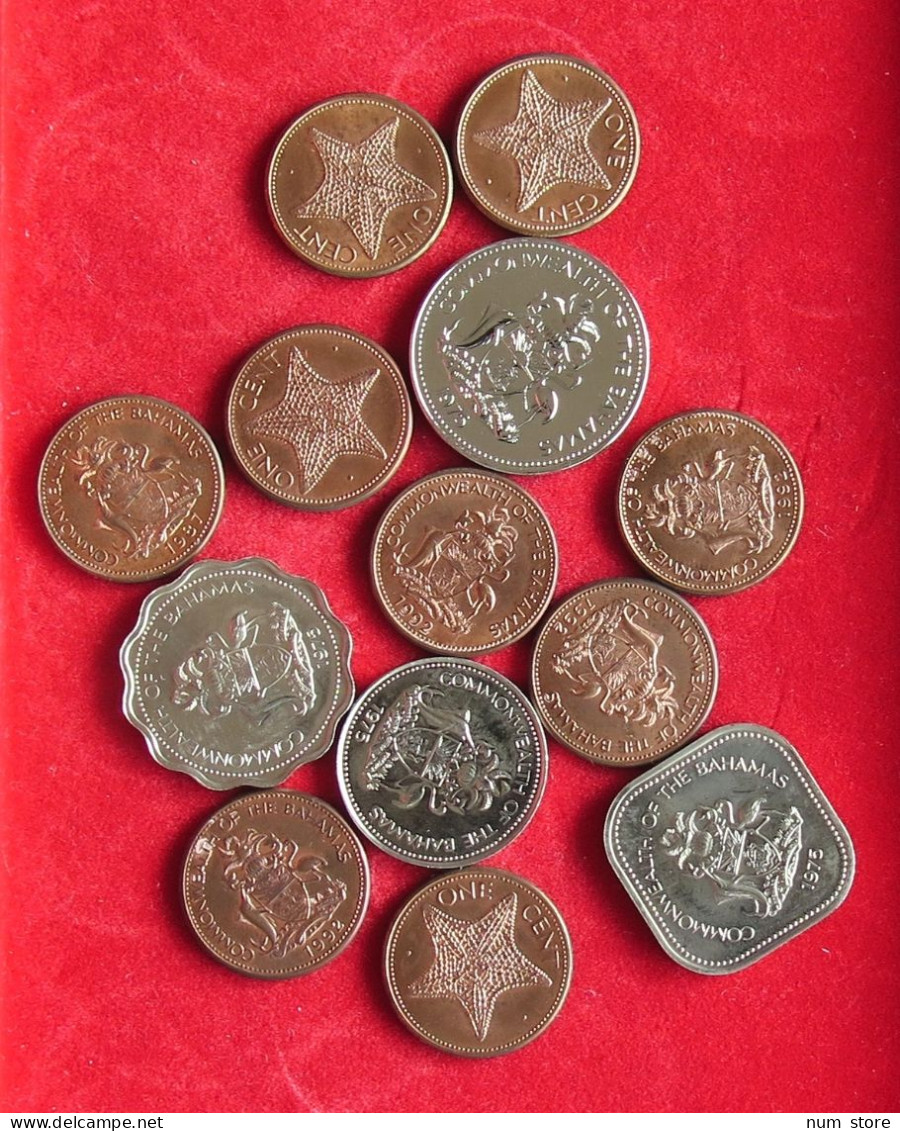 COLLECTION LOT BAHAMAS 13PC 46GR  #xx23 078 - Bahamas