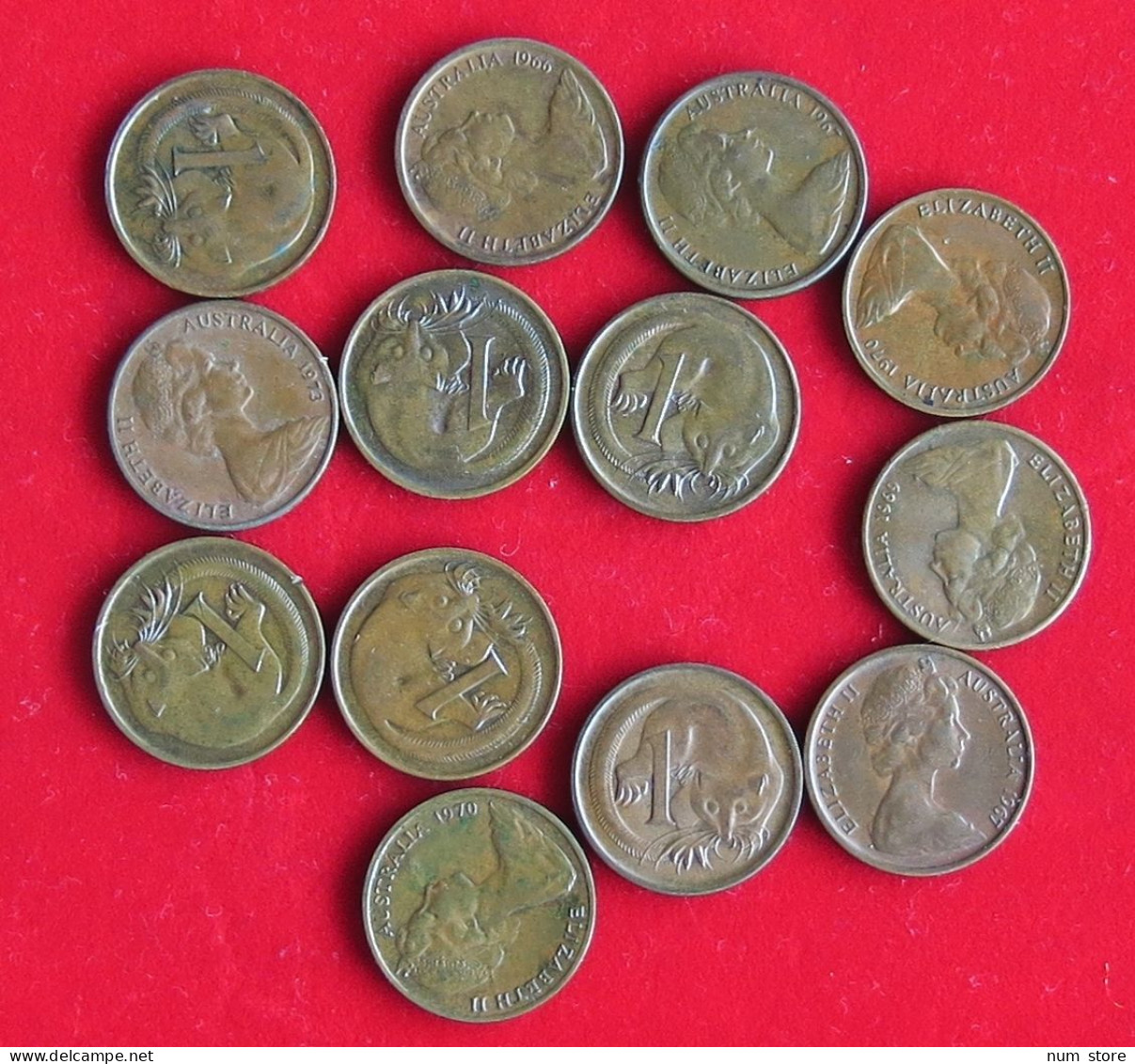 COLLECTION LOT AUSTRALIA 13PC 35GR  #xx23 016 - Collections