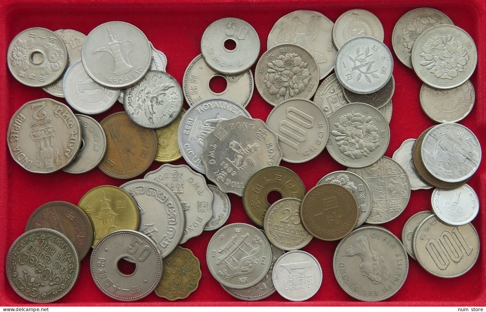COLLECTION LOT ASIA 51PC 219GR  #xx14 069 - Other - Asia