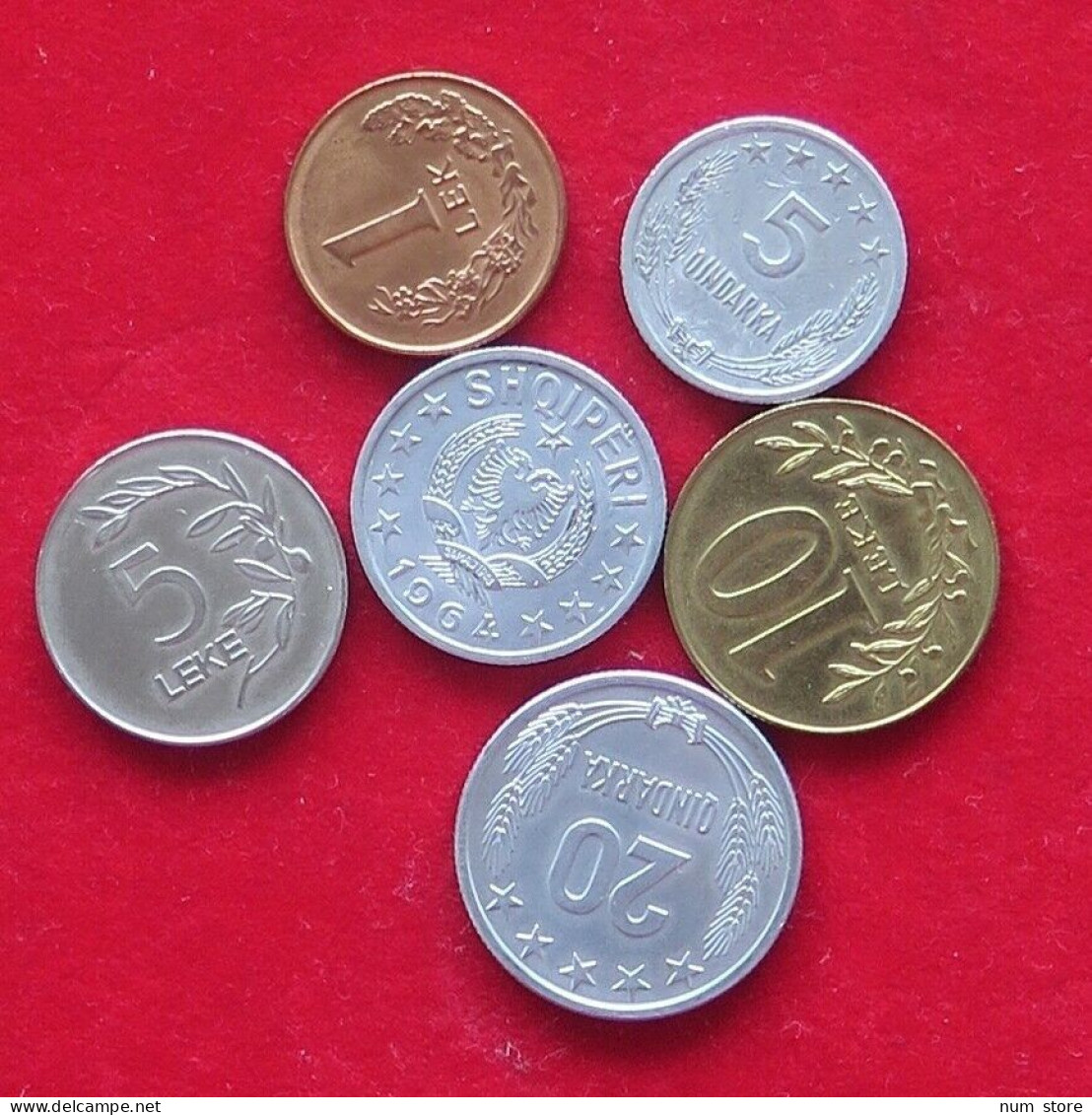 COLLECTION LOT ALBANIA 6PC 14GR  #xx18 1003 - Albanië