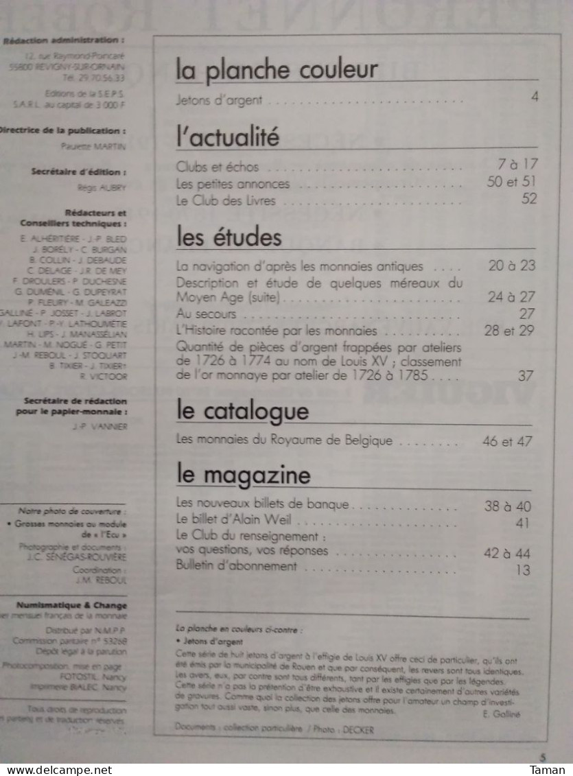 Numismatique & Change - La Navigation - Méreaux - L'histoire Racontée Par Les Monnaies - Les Francs Or - Francese