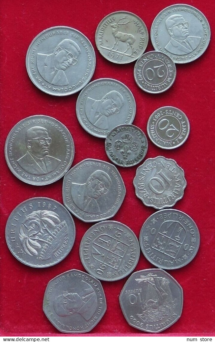 COLLECTION LOT MAURITIUS 15PC 117G  #xx31 004 - Mauritius