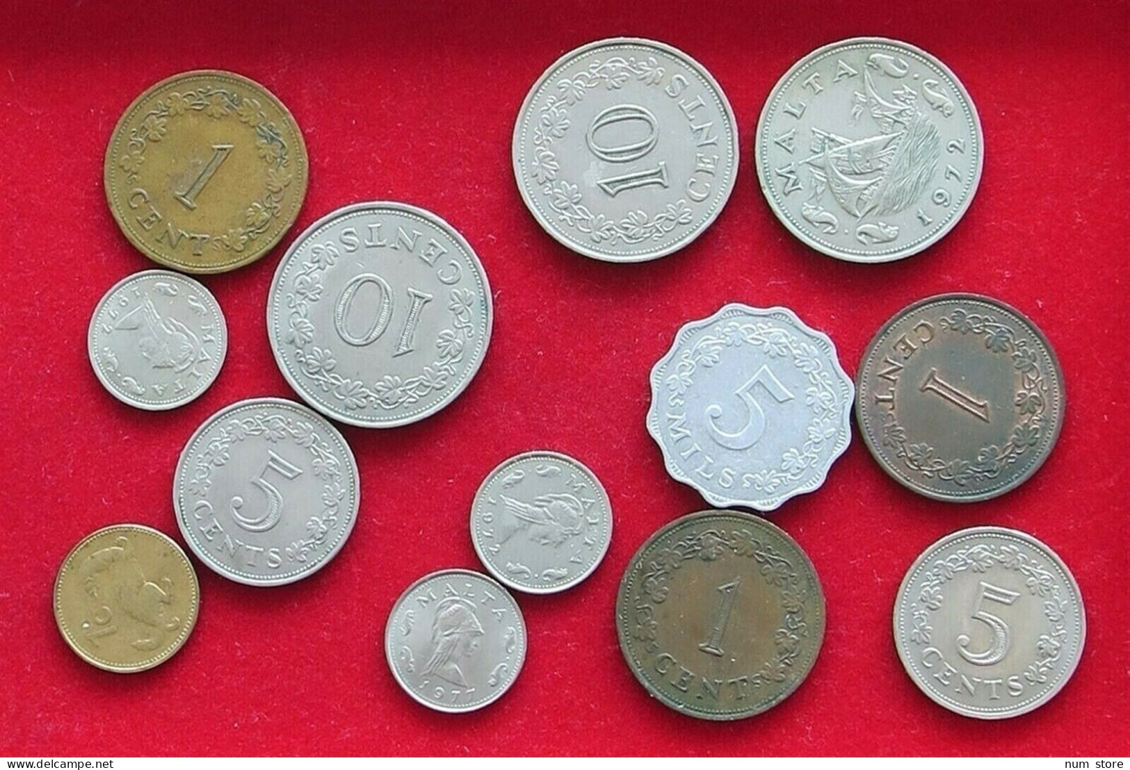 COLLECTION LOT MALTA 13PC 79G  #xx35 017 - Malta