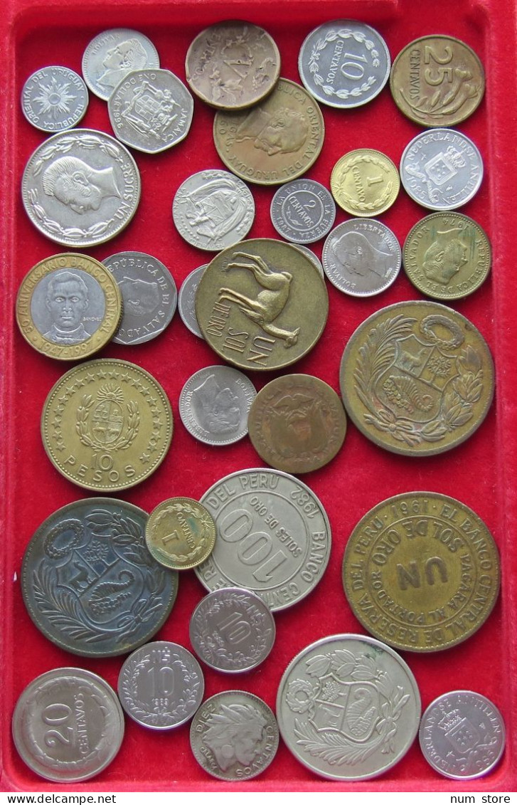 COLLECTION LOT LATIN AMERICA 33PC 155G  #xx38 002 - Other - America