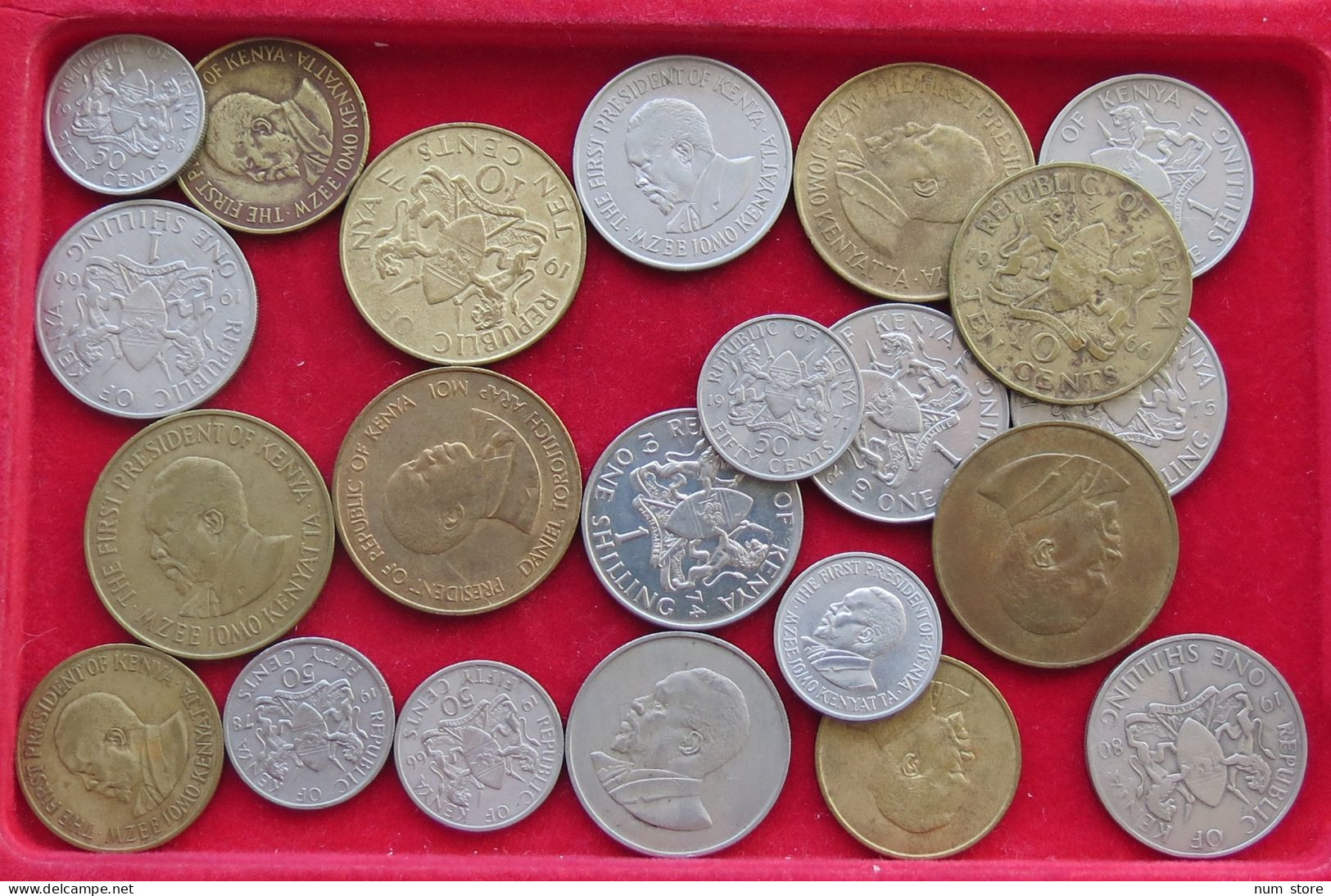 COLLECTION LOT KENYA 22PC 155G  #xx38 087 - Kenia