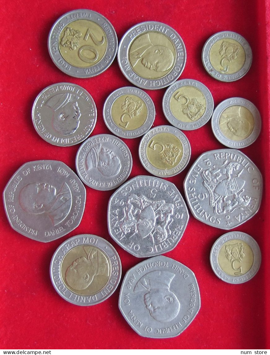 COLLECTION LOT KENYA 15PC 113GR  #xx27 043 - Kenia