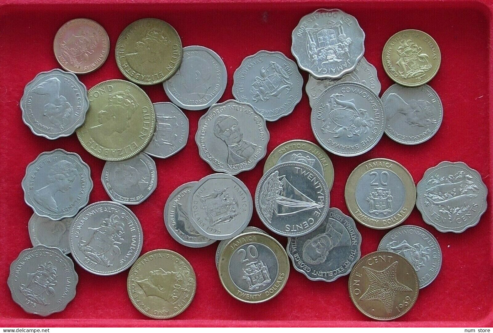 COLLECTION LOT JAMAICA 30pc 153g  #xx29 010 - Jamaique